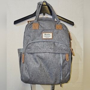 Ruvino Diaper Bap/Gray Backpack